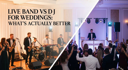 Live Band vs DJ for Weddings: What’s Actually Better? (2026 Guide)